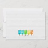 Zomer Pops Uitnodigingen (Achterkant)