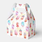 Zomer Popsicle patroon Bedankdoosjes (Voorkant Zijde)