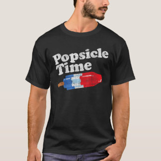 Zomer Popsicle Time Funny Bomb Retro 80s Pop Vaca T-shirt
