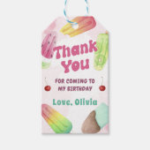 Zomer Popsicle Verjaardag Bedankt Gift Labels Cadeaulabel (Voorkant)