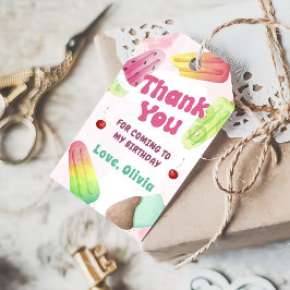 Zomer Popsicle Verjaardag Bedankt Gift Labels Cadeaulabel