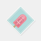 Zomer Popsiers Birthday Party Servet (Hoek)