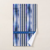 Zomer Populair Navy Blue Boat Stripes Collectie Bad Handdoek (Handdoek)