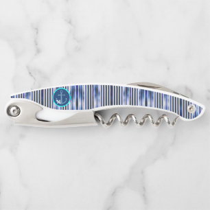 Zomer Populair Navy Blue Boat Stripes Collectie Kurkentrekker