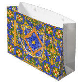 Zomer, Portugese tegels, citrusvruchten, citroenen Groot Cadeauzakje (Achterkant Gekanteld)