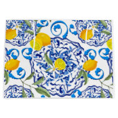 Zomer, Portugese tegels, citrusvruchten, citroenen Groot Cadeauzakje (Voorkant)