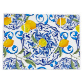 Zomer, Portugese tegels, citrusvruchten, citroenen Groot Cadeauzakje (Achterkant)