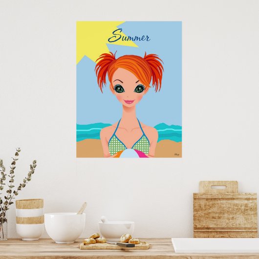 zomer poster (Keuken)