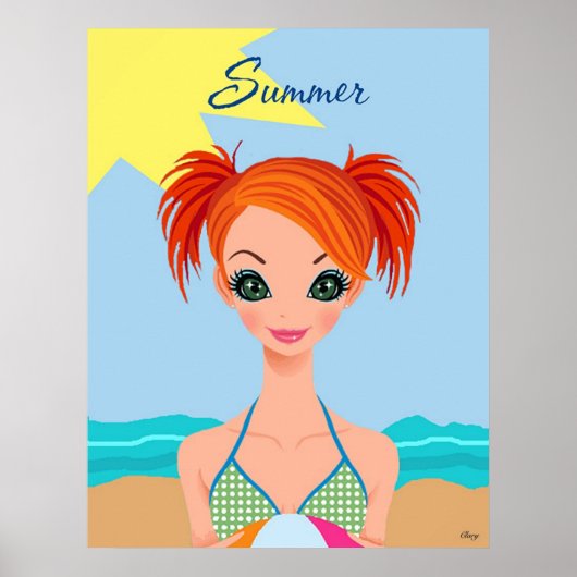 zomer poster (Voorkant)