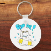 Zomer Puppy Sleutelhanger (Voorkant)