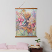 Zomer Queen Flower Fairy Fantasy Art Hangend Wandkleed (Slaapkamer)
