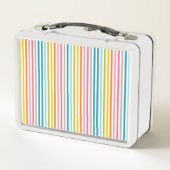 Zomer Rainbow Stripes Monogram Script (Achterkant)