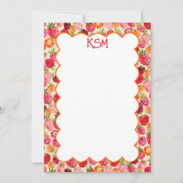 Zomer Raspberry Waterverf Coquette Kaart