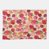 Zomer Raspberry Waterverf Coquette Theedoek (Horizontaal)