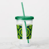 Zomer-Ready Acryl Tumbler – Blijf Koel in Stijl Drinkbeker (Links)