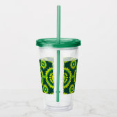 Zomer-Ready Acryl Tumbler – Blijf Koel in Stijl Drinkbeker (Rechts)