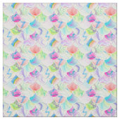 Zomer regenboog schubben stof (Swatch)