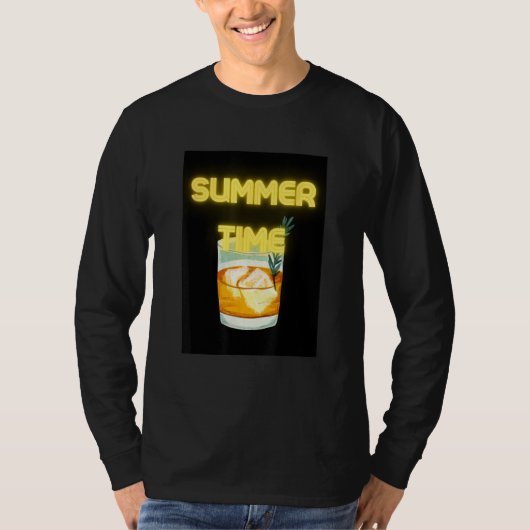 Zomer relax drank t-shirt (Voorkant)
