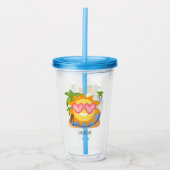 Zomer Relaxing Vakantie Zon Acryl Drinkbeker (Voorkant)