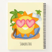 Zomer Relaxing Vakantie Zon Notitieboek (Achterkant)