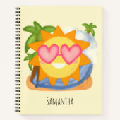 Zomer Relaxing Vakantie Zon Notitieboek (Voorkant)