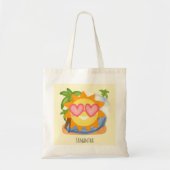 Zomer Relaxing Vakantie Zon Tote Bag (Voorkant)
