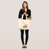 Zomer Reset Grote Tote Bag (Voorkant (model))