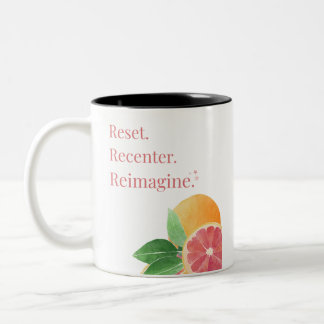 Zomer Reset Tweekleurige Koffiemok