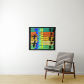 ZOMER RETRO PALMBOMEN WANDKLEED (In Situ (horizontaal))