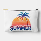 Zomer retro zonsondergang palmboom etui (Voorkant)
