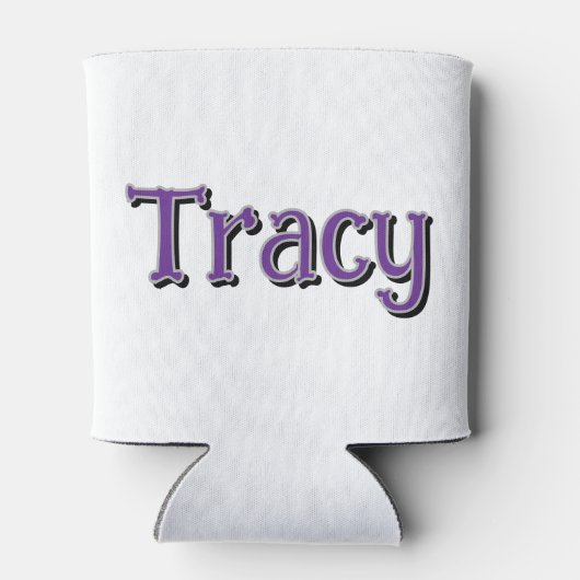 Zomer retro zonsondergang palmboom gepersonaliseer blikjeskoeler (Achterkant)