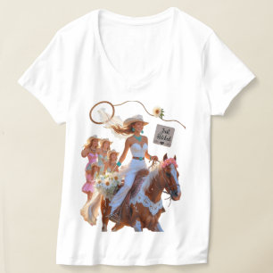 Zomer Rit naar Eeuwigheid – Cowgirl Trouw Bliss T-shirt