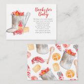 Zomer rivierkreeften kookboeken voor baby kaart (Voorkant / Achterkant)