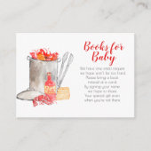 Zomer rivierkreeften kookboeken voor baby kaart (Voorkant)