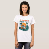 Zomer Road Trip T-shirt (Voorkant volledig)