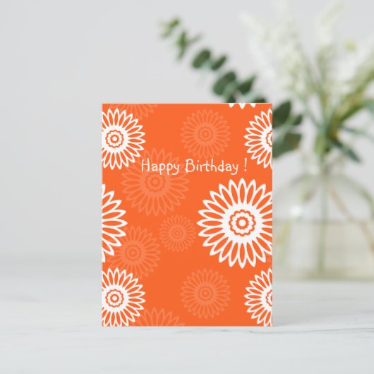 Zomer Rode Briefkaart (Staand voorkant)