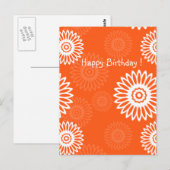 Zomer Rode Briefkaart (Voorkant / Achterkant)