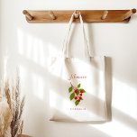 Zomer  rode kersen op maat bruidsmeisje cadeau tote bag<br><div class="desc">Zomer  Rode Kersen Boho Natuur Custom Bruidsmeisje Gift Canvas tas</div>