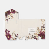 Zomer rode rozen bedankdoosjes (Uitgevouwen)