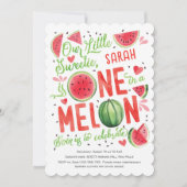 Zomer rode Watermeloen, Een in een meloen 1e Verja Kaart (Voorkant)