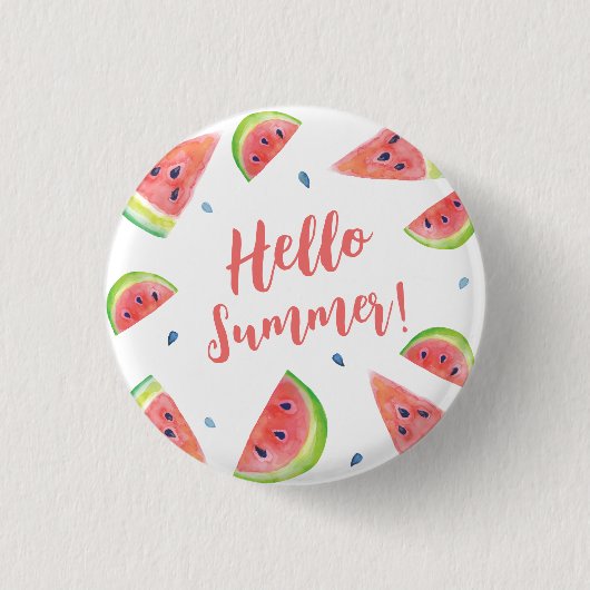 zomer ronde button 3,2 cm (Voorkant)