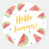 zomer ronde sticker (Voorkant)