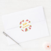 zomer ronde sticker (Envelop)