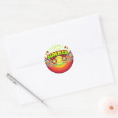zomer ronde sticker (Envelop)