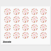 zomer ronde sticker (Vel)