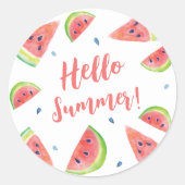 zomer ronde sticker (Voorkant)