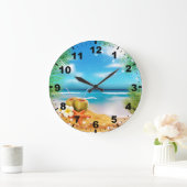 Zomer Ronde Wandklok (Huis)