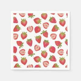 Zomer Rood Aardbeienpatroon Servet