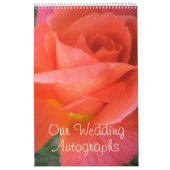 Zomer Roos Bruiloft Kalender (Hoes)