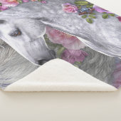 Zomer Roos Sherpa Blanket Sherpa Deken (3/4)